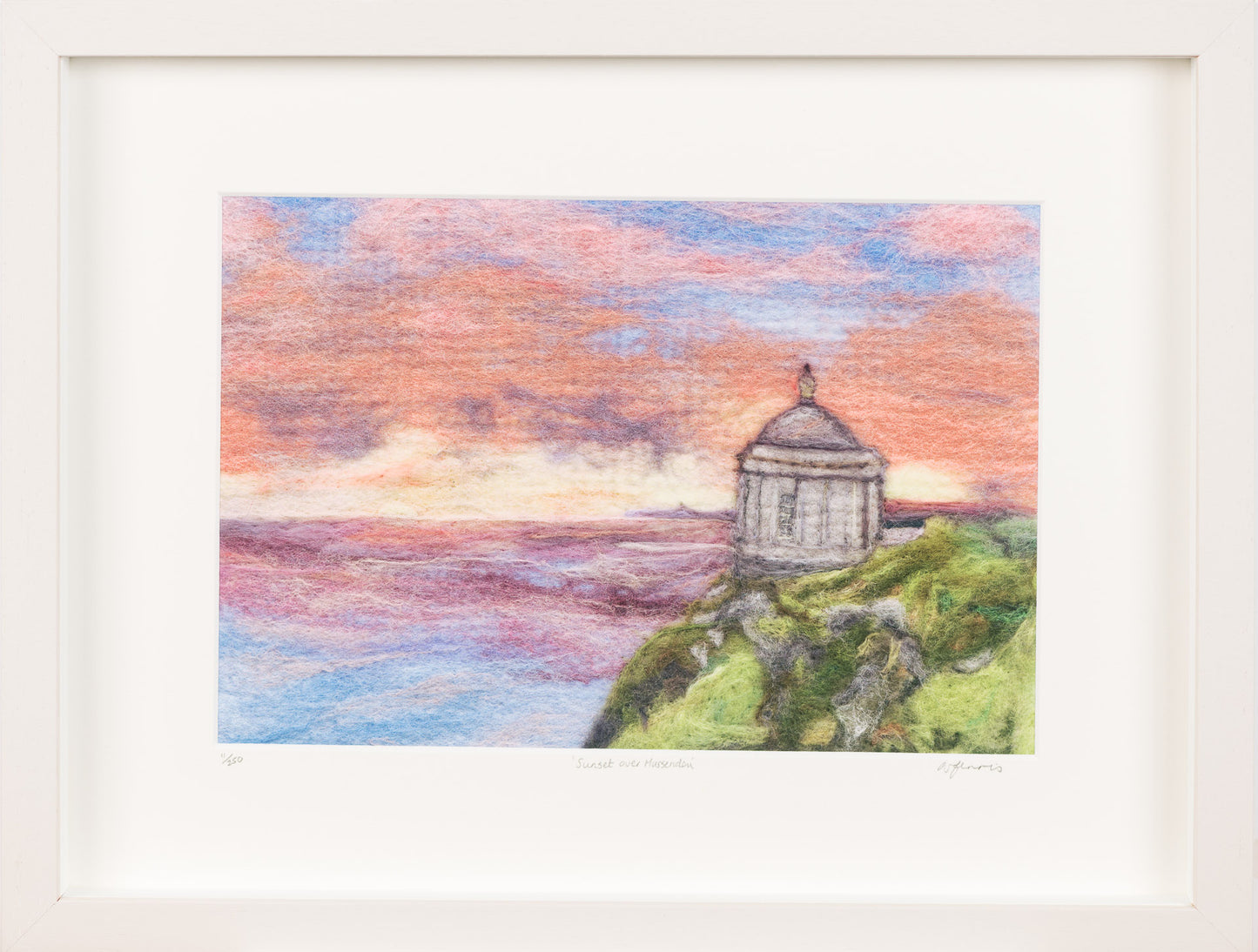 ‘Sunset over Mussenden’ Fine Art Print