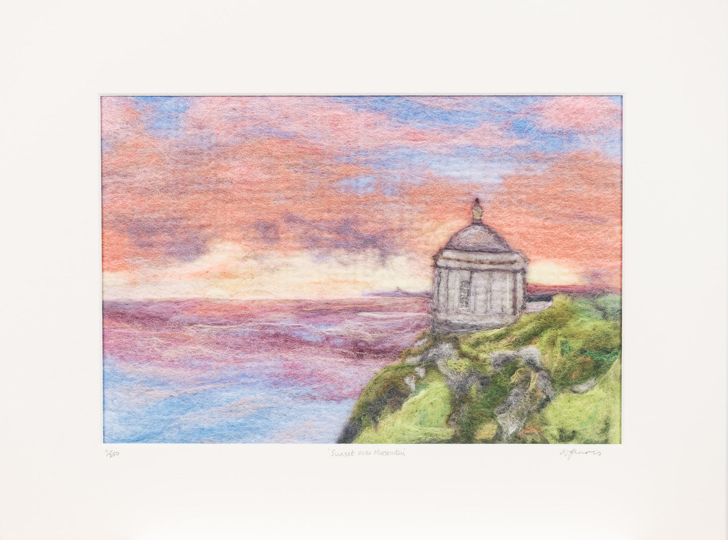‘Sunset over Mussenden’ Fine Art Print