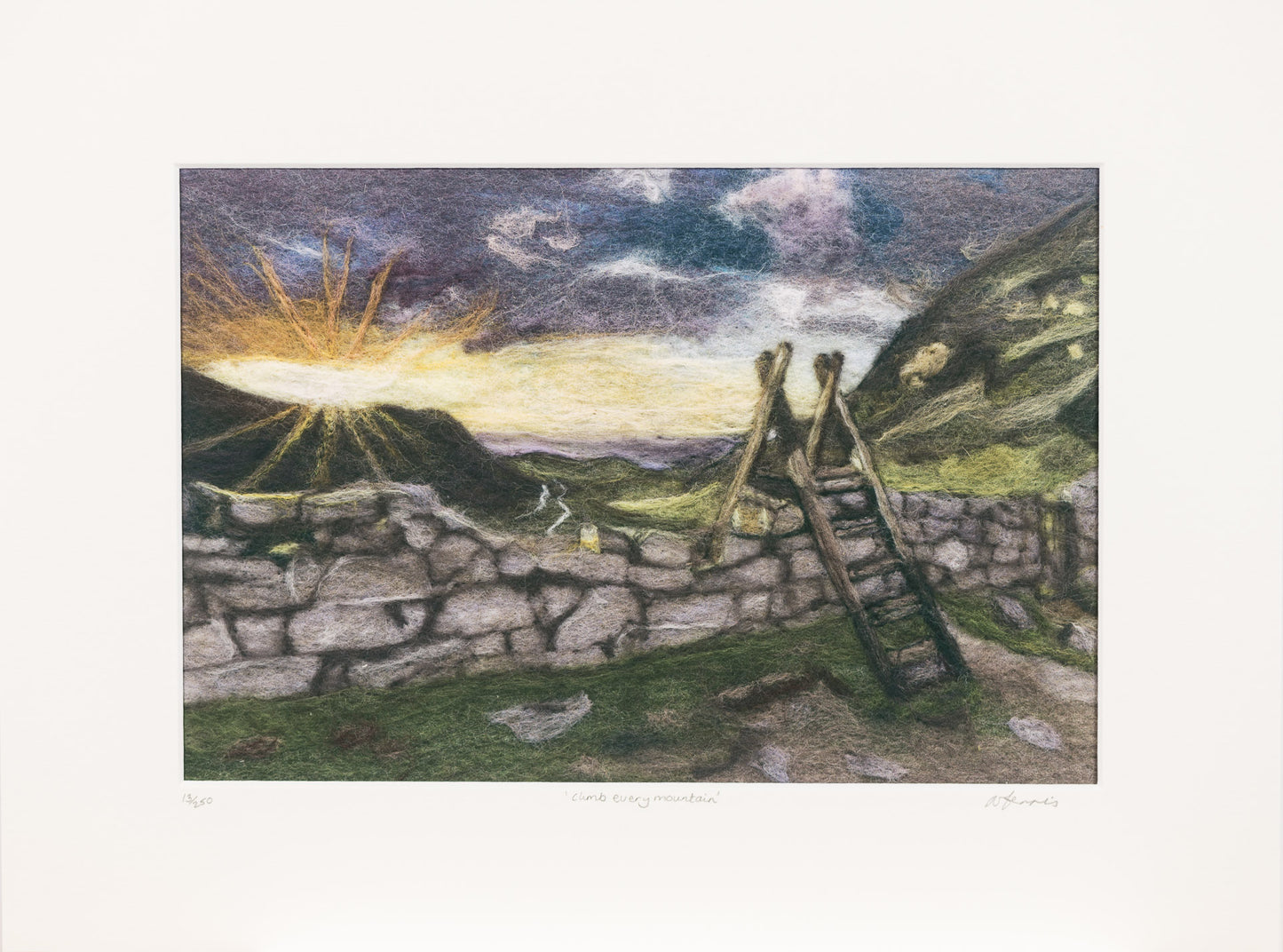 ‘Climb every mountain' Fine Art Print