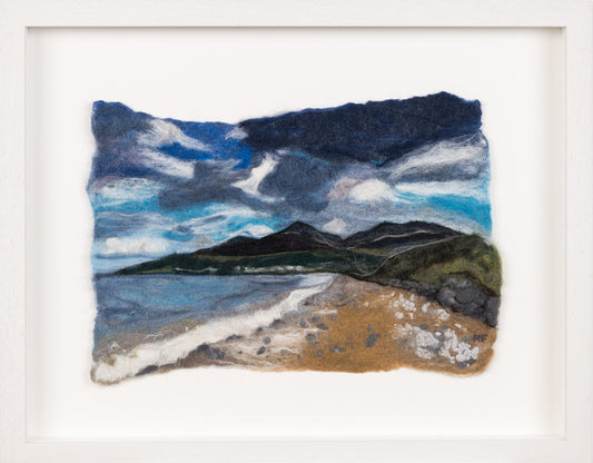 Original Felt Painting - 'View from Murlough'