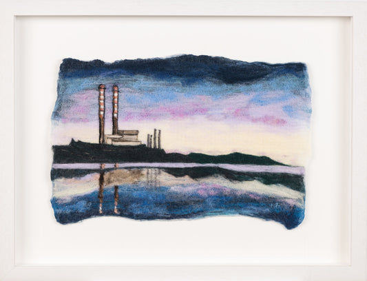 Original Felt Painting - 'Dublin Bay Dawn'