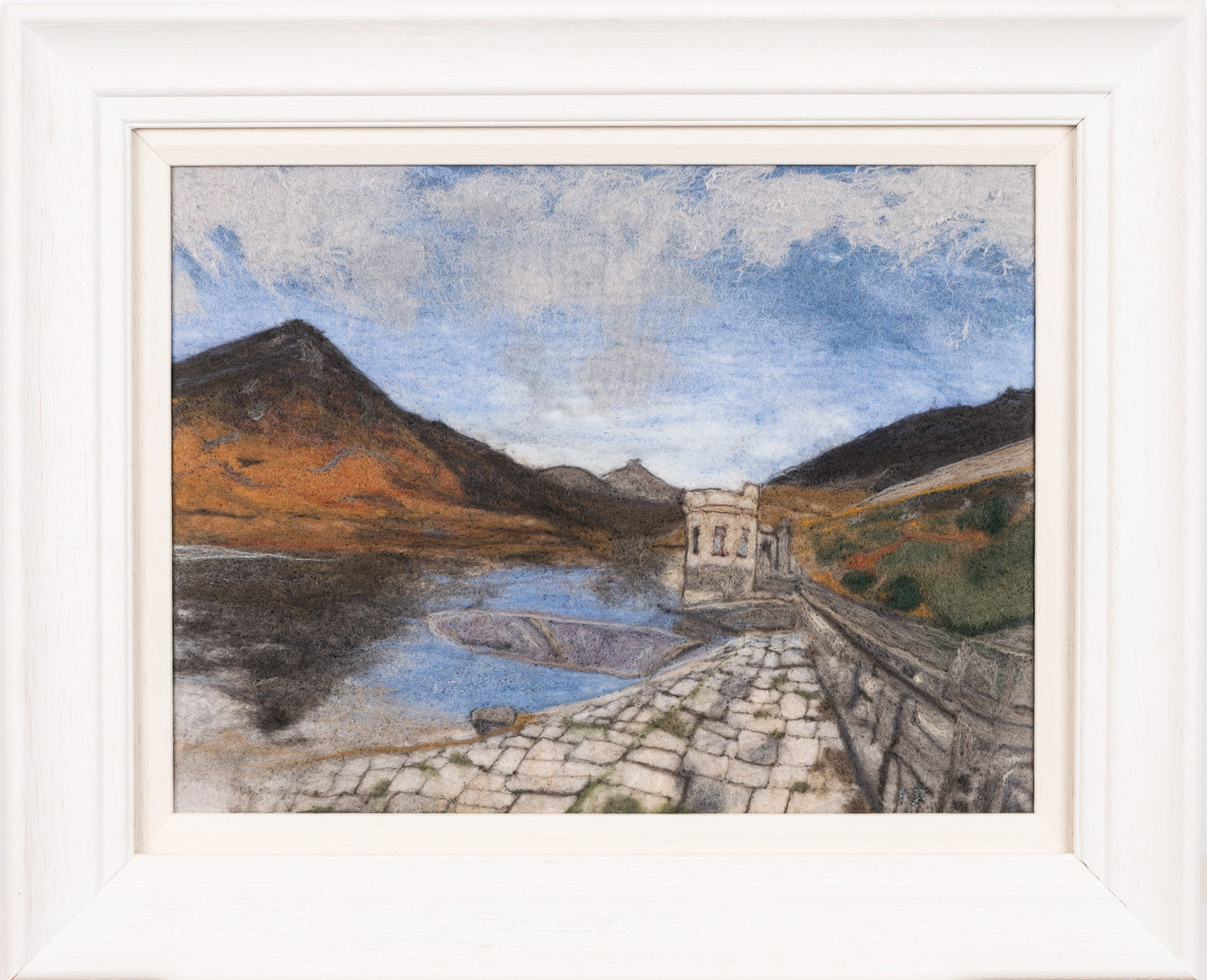 Original Felt Painting - '⁠Overflowing with gratitude'