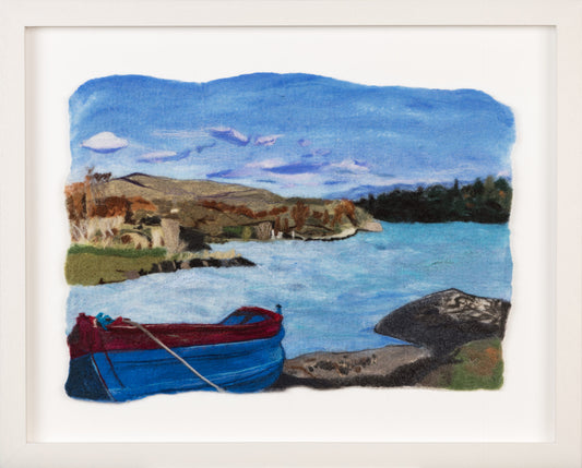 Original Felt Painting - 'Call of the Water'