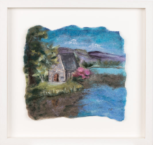Original Felt Painting - 'Serenity'