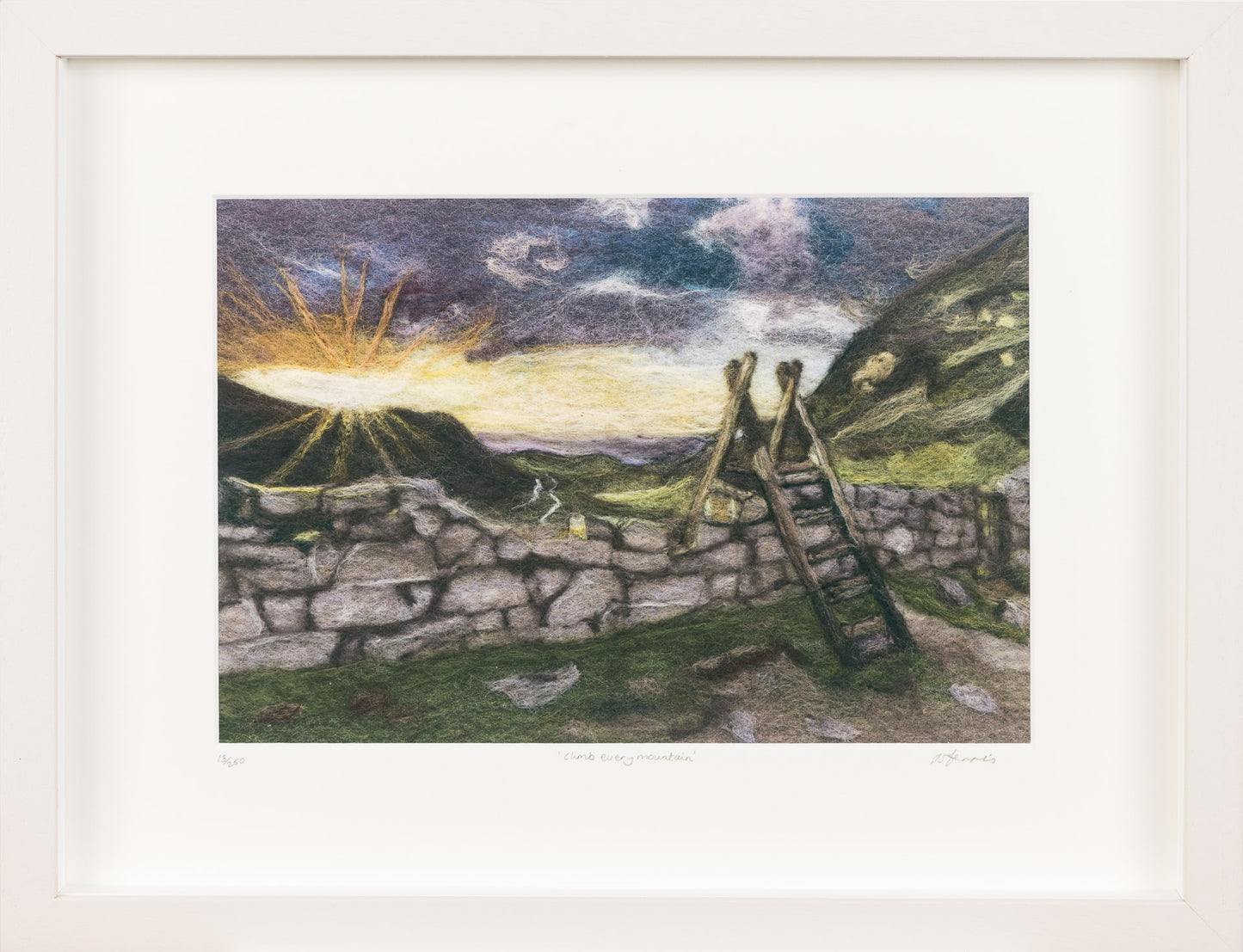 ‘Climb every mountain' Fine Art Print