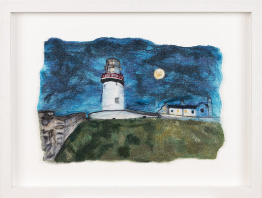 Original Felt Painting - 'Guiding Light'