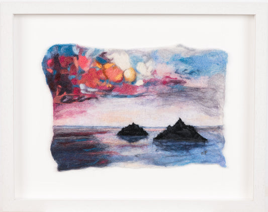 Original Felt Painting - 'Wild Skelligs'